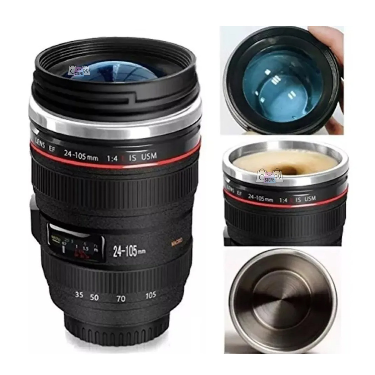 Miniatura 2 de Vaso Taza Tipo Lente De Cámara